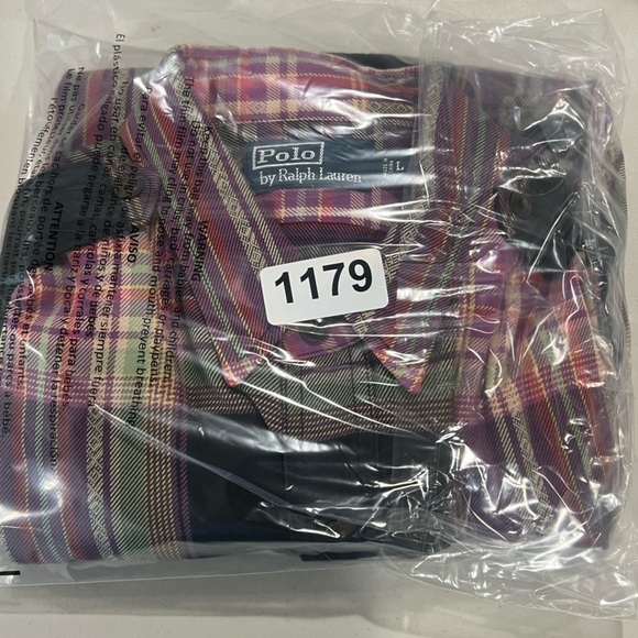 New Without Tags Polo Ralph Lauren Size Large Western Aztec Pearl Snap Shirt - Picture 13 of 13